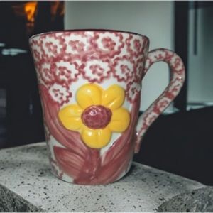 Temp-Tations rare 3-d mug sunflower